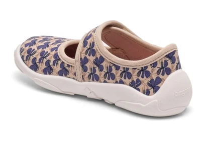 Bisgaard Maddy hjemmesko wild flower purple med velcro