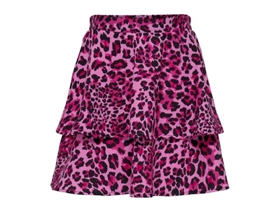 Kids ONLY fuchsia pink/leo nederdel