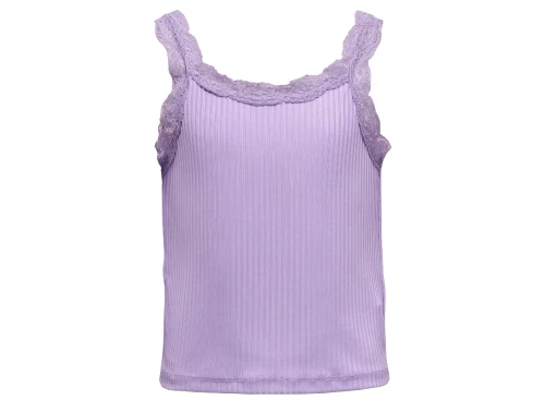 Kids ONLY purple rose tank top
