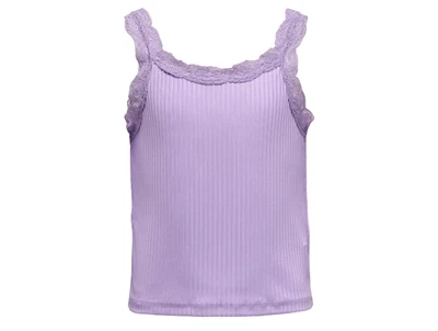 Kids ONLY purple rose tank top