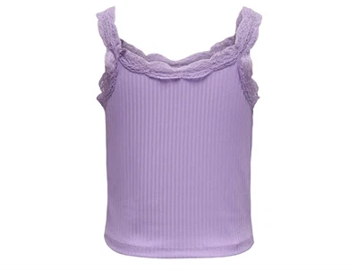 Kids ONLY purple rose tank top
