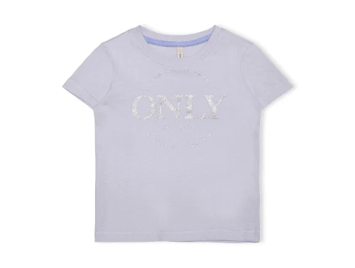 Kids ONLY purple rose silver t-shirt
