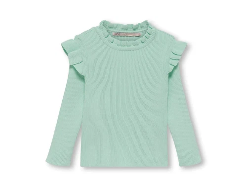 Kids ONLY mist green ruffle top