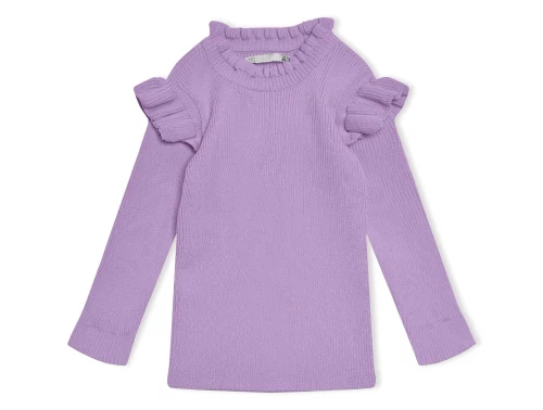 Kids ONLY mauve mist ruffle top