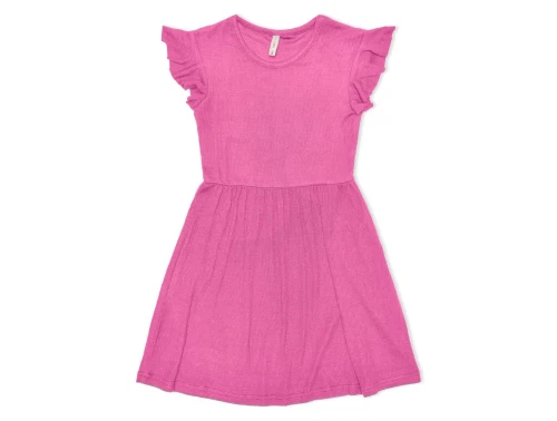 Kids ONLY super pink jersey kjole