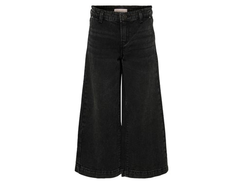 Kids ONLY wide leg jeans i washed black forfra