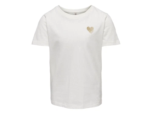 Kids ONLY cloud dancer logo t-shirt