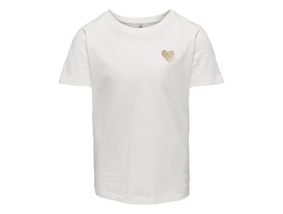 Kids ONLY cloud dancer logo t-shirt