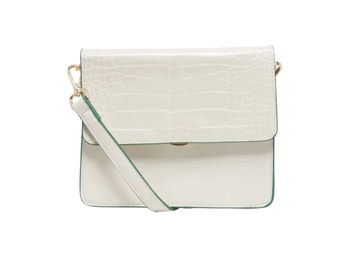 Kids ONLY whisper white green cross body taske