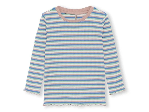 Kids ONLY rose smoke/provence stribet top