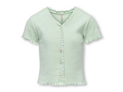 Kids ONLY mist green button top