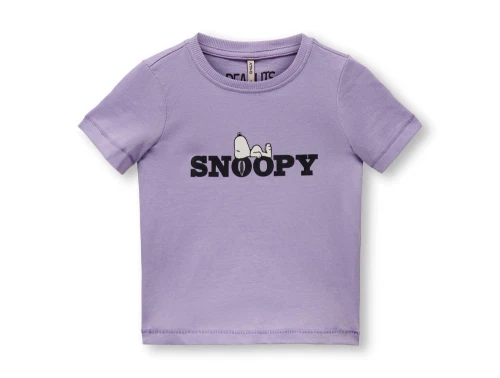 Kids ONLY purple rose/Snoopy t-shirt