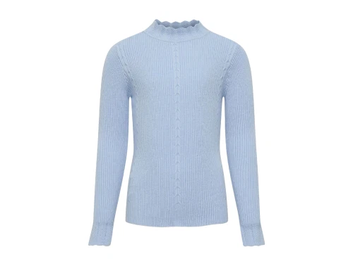 Kids ONLY clear sky highneck pullover strikbluse