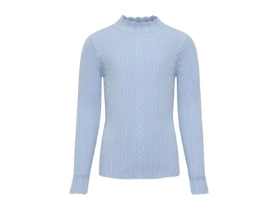 Kids ONLY clear sky highneck pullover strikbluse