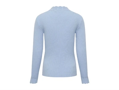 Kids ONLY clear sky highneck pullover strikbluse