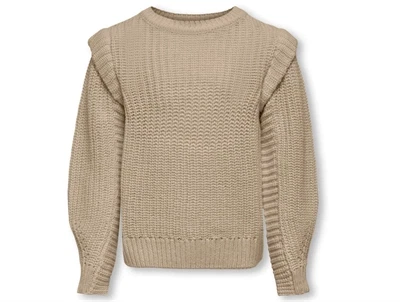 Kids ONLY humus pullover striktrøje