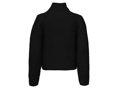 Kids ONLY black zip pullover striktrøje