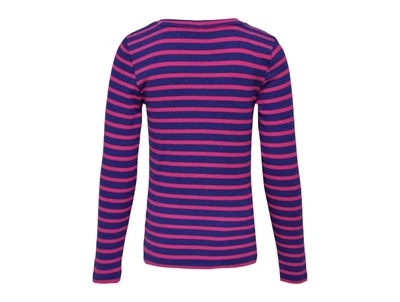 Kids ONLY bluing/fuchsia purple stribet top