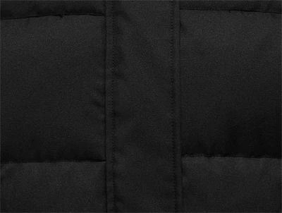Detaljebillede af sort Kids Only puffer coat