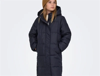 Kids ONLY puffer vinterfrakke night sky med hætte