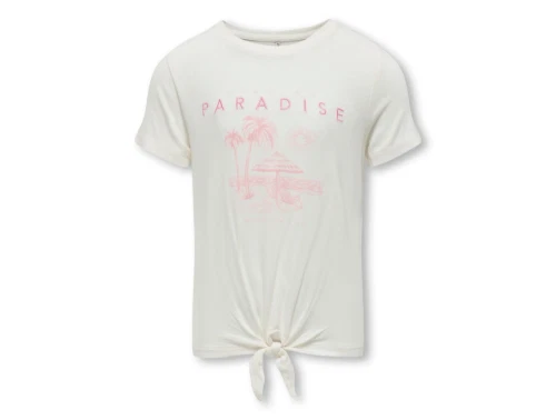 Kids ONLY cloud dancer/paradise knot top