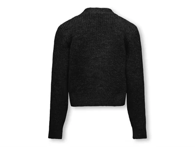 Kids ONLY black glitter strikcardigan