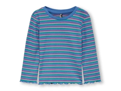 Kids ONLY provence/baltic/paisley stribet top