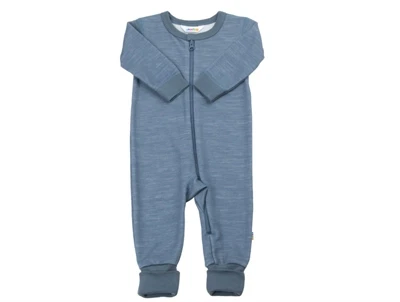 Joha blå heldragt med 2-i-1 fod