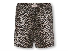 shorts med leopardmønster fra Kids ONLY, set forfra