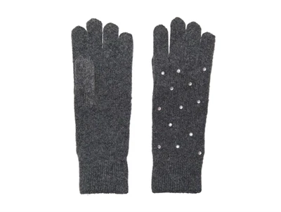 KIDS ONLY handsker i mørkegrå meleret med similisten foran