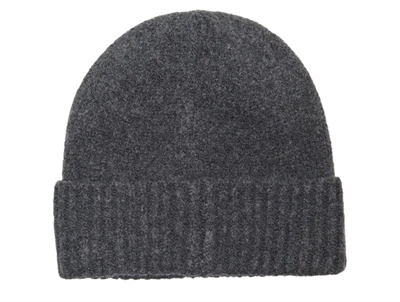 Kids Only hue dark grey melange med sten