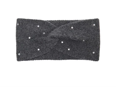 KIDS ONLY pandebånd i mørkegrå meleret med similisten foran