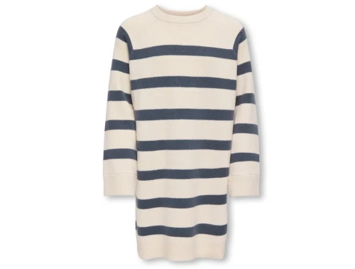 Kids Only strikkjole birch ombre blue med striber