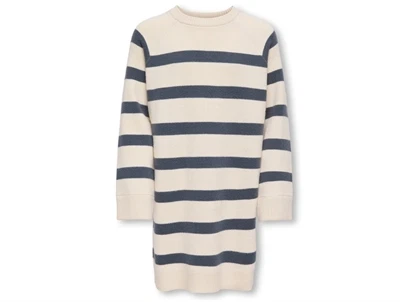 Kids Only strikkjole birch ombre blue med striber