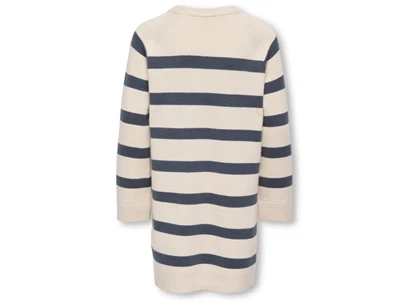 Kids Only strikkjole birch ombre blue med striber