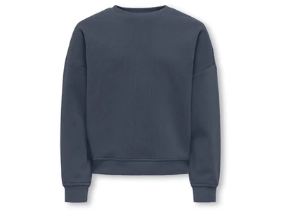 Kids ONLY sweatshirt i ombre blue forfra
