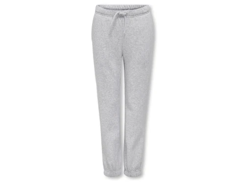 Kids ONLY sweatpants i light grey melange forfra