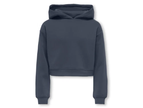 Kids ONLY hoodie i ombre blue forfra