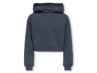 Kids ONLY hoodie i ombre blue forfra