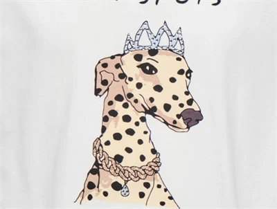 Kids Only t-shirt cloud dancer med dalmatiner print