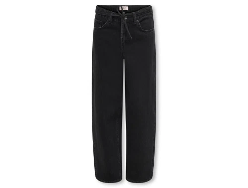 KIDS ONLY jeans washed black med bælte til piger