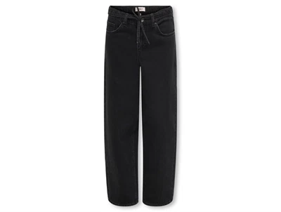 KIDS ONLY jeans washed black med bælte til piger