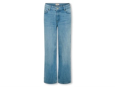 KIDS ONLY jeans medium blue med brede ben til piger