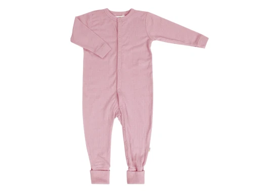 Joha old rose heldragt i merinould med trykknapper