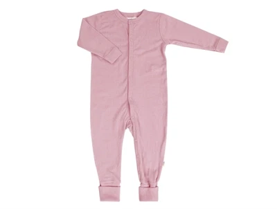 Joha old rose heldragt i merinould med trykknapper