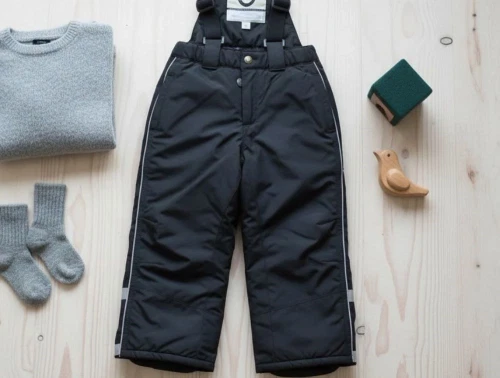 Mikk-line sort overtræksbukser