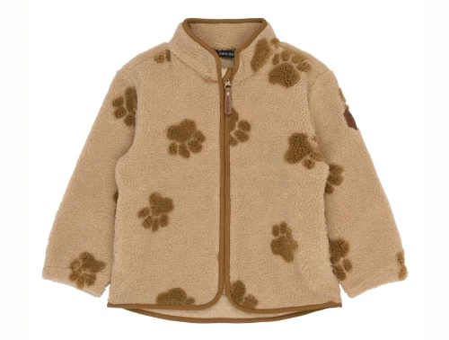 Mikk-line teddy jakke paw aop med poteprint