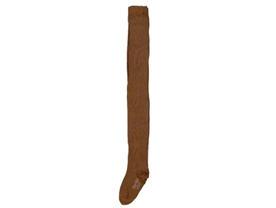 MarMar strømpebukser i earth med ribstruktur