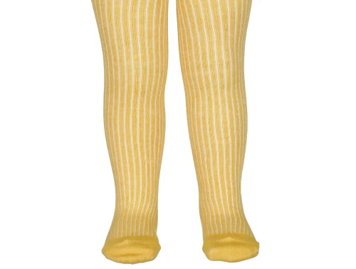 MarMar strømpebukser i hay med ribstruktur båret