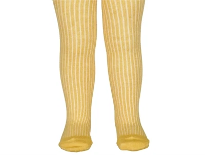 MarMar strømpebukser i hay med ribstruktur båret